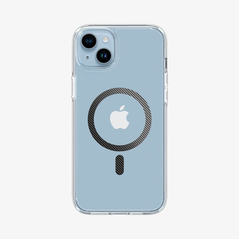 ACS04825 - iPhone 14 Pro Max Case Ultra Hybrid (MagFit) in white showing the back